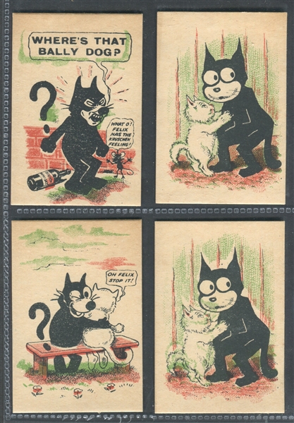 Interesting Felix the Cat Lot of (9) Cards