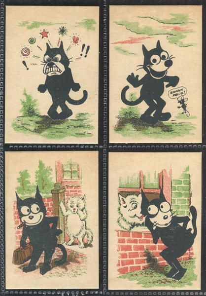 Interesting Felix the Cat Lot of (9) Cards