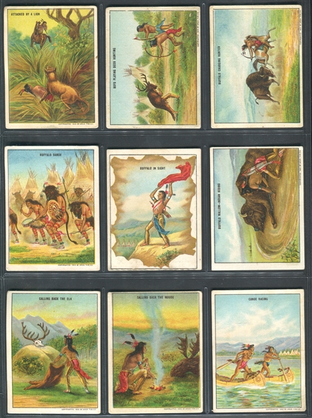 T73 Hassan Cigarettes Indian Life in the '60's Lot of (40) Cards