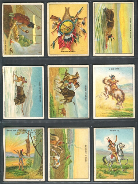 T73 Hassan Cigarettes Indian Life in the '60's Lot of (40) Cards