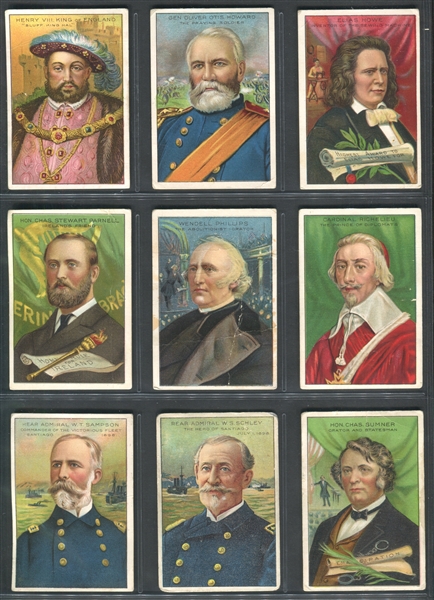 T68 Men/Heroes of History Lot of (31) Cards