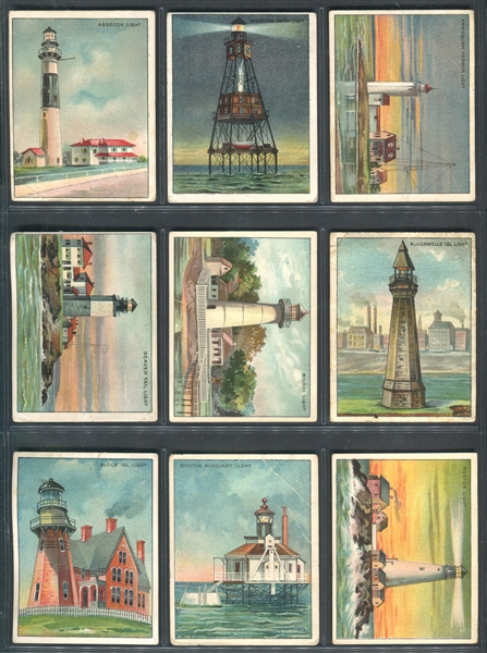 T77 Hassan Light House Series Lot of (37) Cards