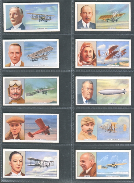 1936 Carrera Famous Airmen & Airwomen Complete Set of (50) Cards