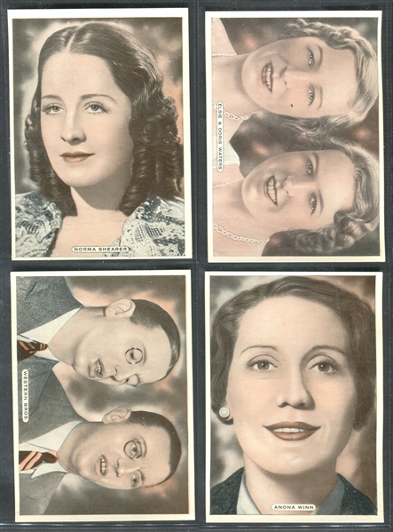 1935 Ardath Film, Stage and Radio Stars Complete Set of (25) Cards