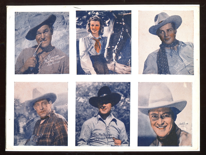 R96-3 Movie Stars Sheets of 6 Lot of (9) Sheets