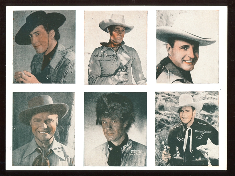 R96-3 Movie Stars Sheets of 6 Lot of (9) Sheets