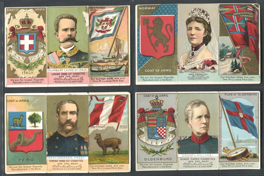 N126B Duke Rulers and Coats of Arms Lot of (23) Cards