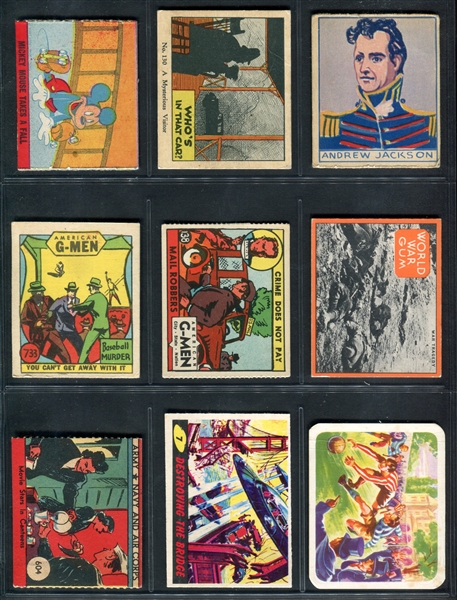 Fantastic 1930's-1970's R Lot of (46) Cards With High Grade Types