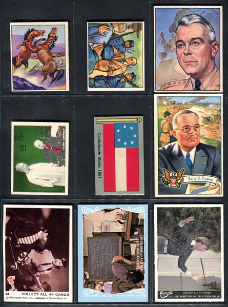 Fantastic 1930's-1970's R Lot of (46) Cards With High Grade Types