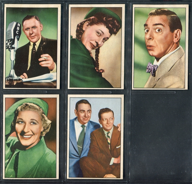 1952 Bowman Television # Radio Stars of NBC Lot of (21)