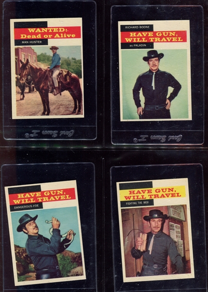 1958 Topps “TV Westerns” Complete Set of (71) Cards