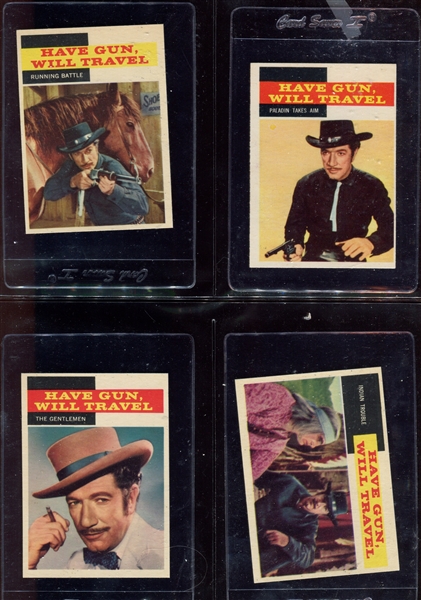 1958 Topps “TV Westerns” Complete Set of (71) Cards