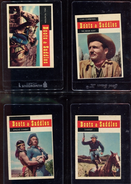 1958 Topps “TV Westerns” Complete Set of (71) Cards