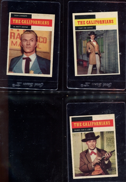 1958 Topps “TV Westerns” Complete Set of (71) Cards