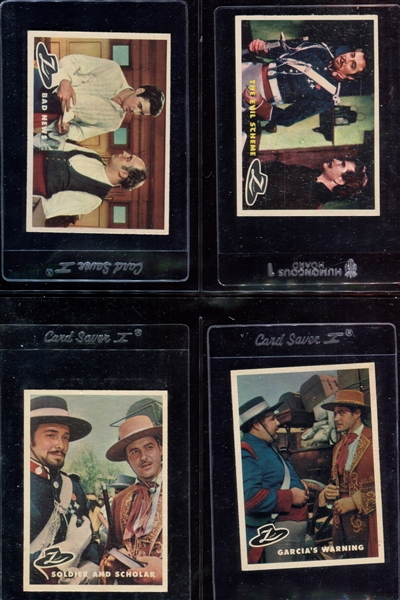 1958 Topps “Zorro” Complete Set of (88) Cards