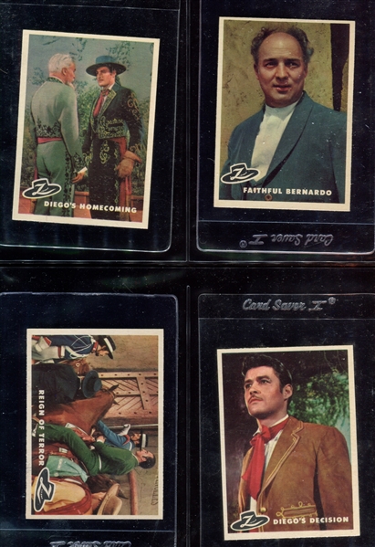 1958 Topps “Zorro” Complete Set of (88) Cards