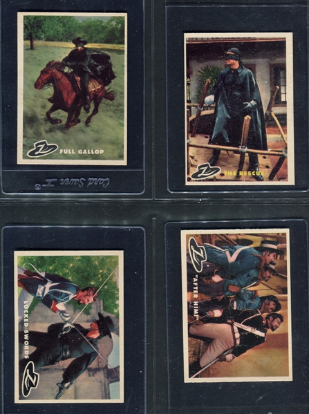 1958 Topps “Zorro” Complete Set of (88) Cards