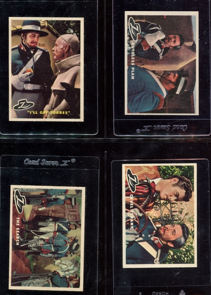 1958 Topps “Zorro” Complete Set of (88) Cards