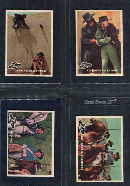 1958 Topps “Zorro” Complete Set of (88) Cards