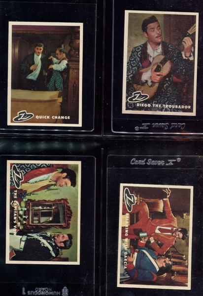 1958 Topps “Zorro” Complete Set of (88) Cards