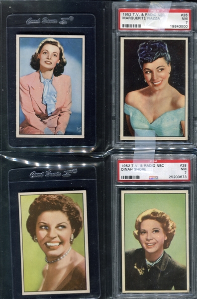 1952 Bowman T.V. and Radio Stars Complete Set of (36) Cards