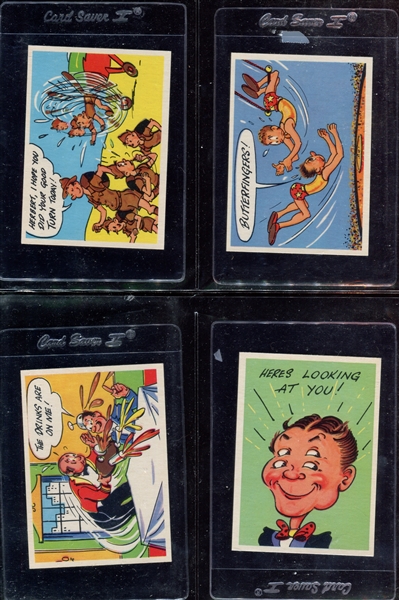 1957 Topps “Goofy Postcards” Complete Set of (60) Cards