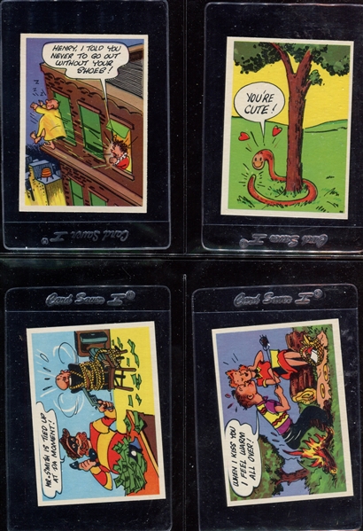 1957 Topps “Goofy Postcards” Complete Set of (60) Cards