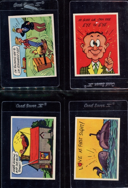 1957 Topps “Goofy Postcards” Complete Set of (60) Cards