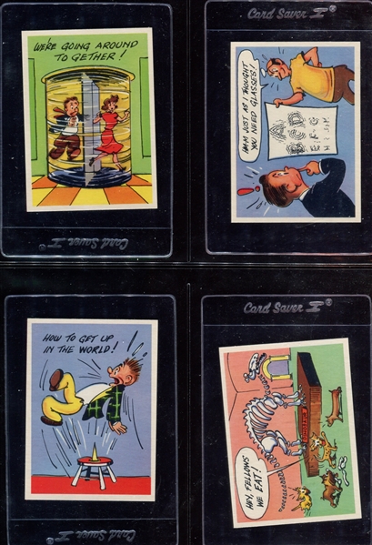 1957 Topps “Goofy Postcards” Complete Set of (60) Cards