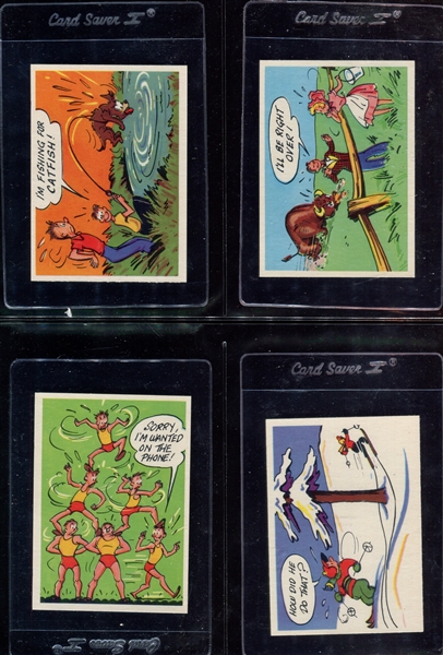 1957 Topps “Goofy Postcards” Complete Set of (60) Cards