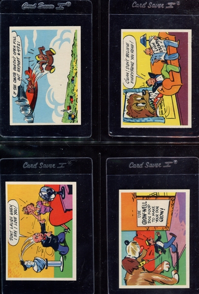 1957 Topps “Goofy Postcards” Complete Set of (60) Cards