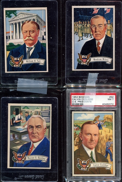 1952 Bowman Presidents Complete Set of (36) Cards