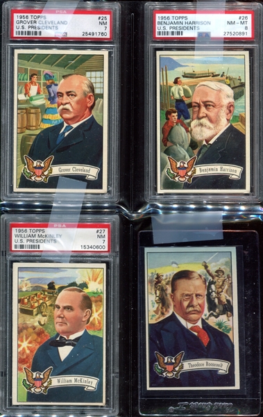 1956 Topps Presidents Complete Set of (36) Cards