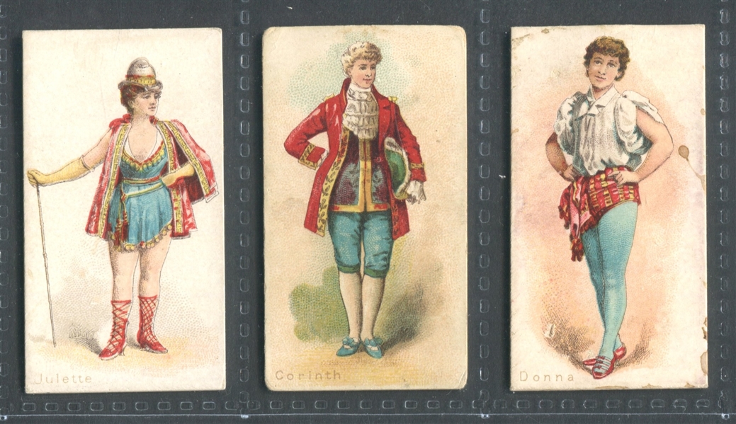 N182 Kimball Ballet Queens Lot of (3) Cards