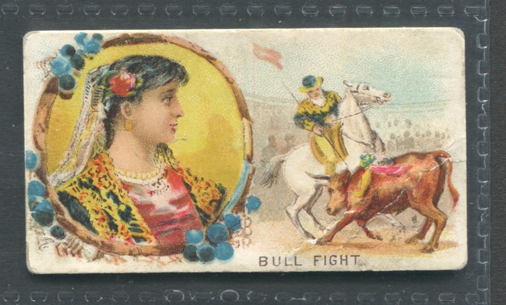 N165 Goodwin Games & Sports Bull Fight Type Card