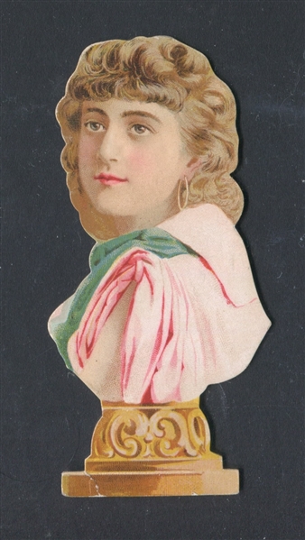 N267 Lorillard Busts of Girls Type Card