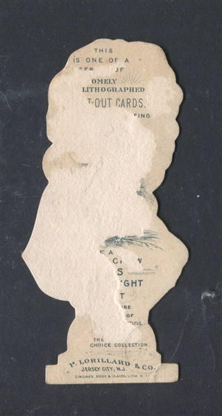 N267 Lorillard Busts of Girls Type Card