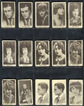 C142-1 Tobacco Products Corp Sepia Film Stars Lot of (21) Cards