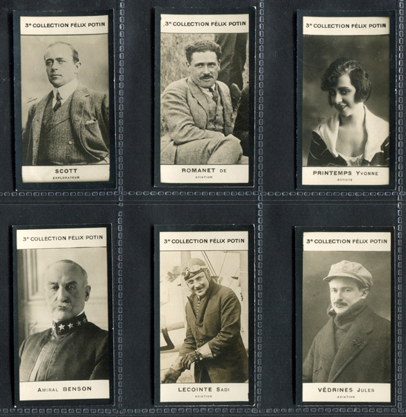 1908 Felix Potin Chocolates (France) Lot of (26) Cards