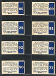 C245 Terrebonne Tabac Cigarettes (Canada) Puzzle-Bingo Cards Lot of (21)
