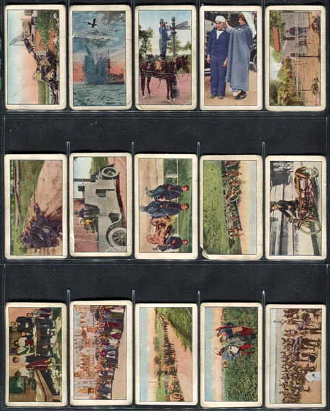 T121 Sweet Caporal World War I Scenes Lot of (50) Cards