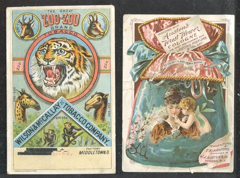 Lot of (4) Better Tobacco Trade Cards with Lone Jack 