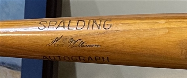 Fantastic Ken Williams Spalding Autograph Model Bat