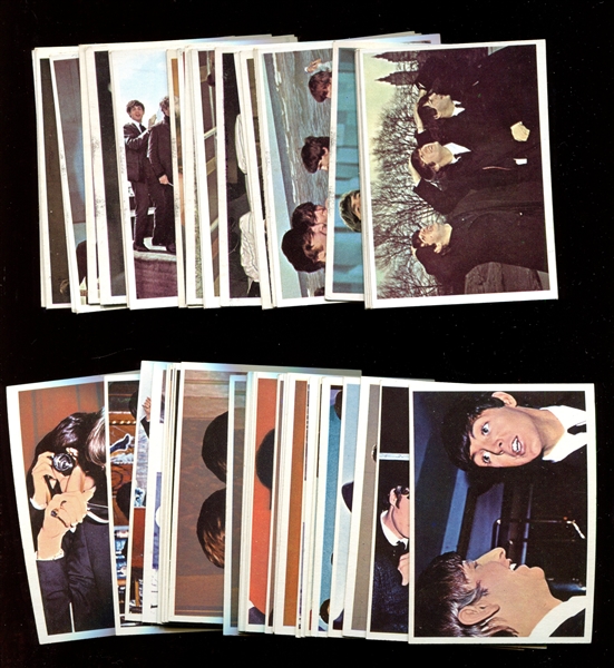 1964 Topps Beatles Lot of (202) Cards From All (5) Series - B/W, Color and Diary