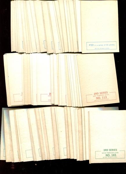 1964 Topps Beatles Lot of (202) Cards From All (5) Series - B/W, Color and Diary