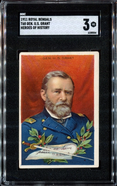 T68 Royal Bengals Men of History General U.S. Grant SGC3 VG