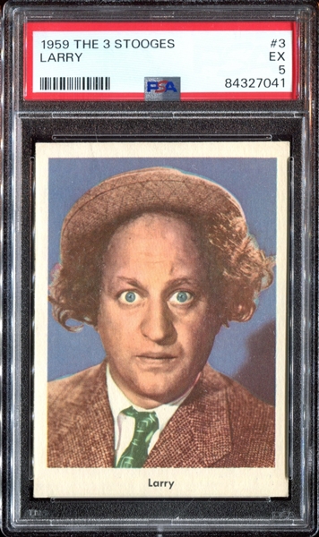 1959 Fleer Three Stooges #3 Larry PSA5 EX