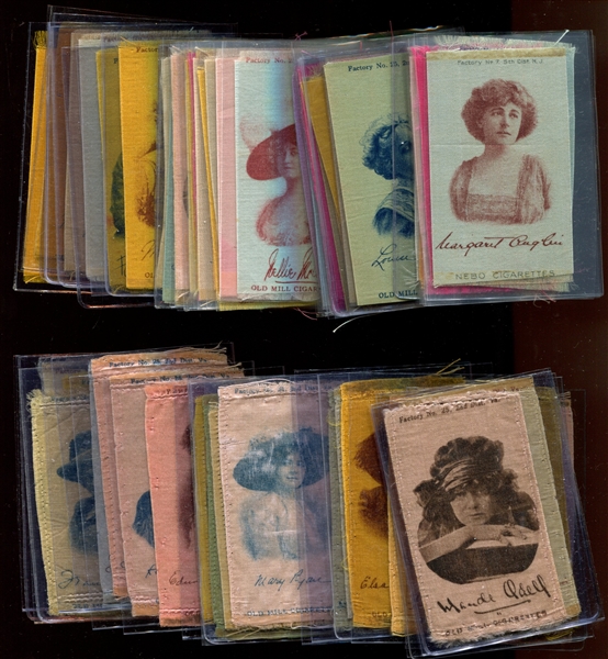 S72-1 Actress Sets Partial Set (68 Different) with (109) Assorted Duplicates