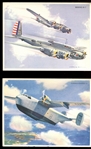 UO02 Richfield Gasoline Airplanes (No Insignia) Complete Set of (12) Plus (4) Duplicates