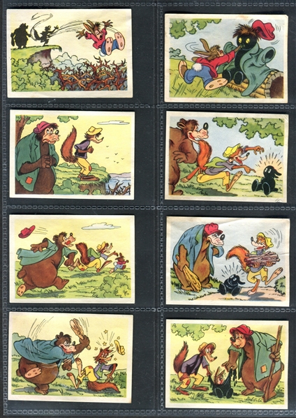 1930's De Beuklaer Chocolates Disney Uncle Remus Subset (33) Cards